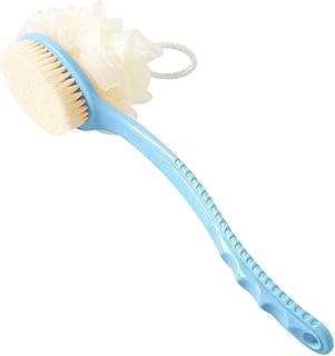 2-in-1 Bath Brush with Loofah and Handle