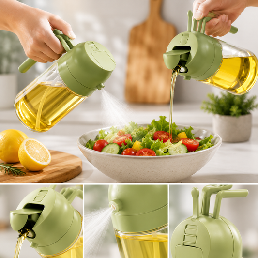 2 in 1 Oil Sprayer & Dispenser