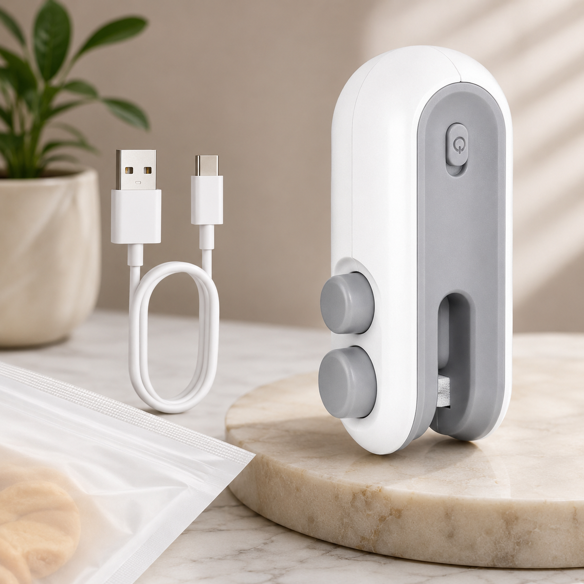 USB Rechargeable Heat Sealer & Cutter