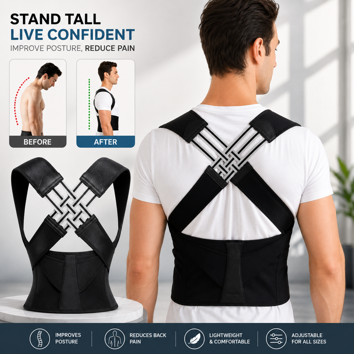 Posture Corrector Belt for Men & Women
