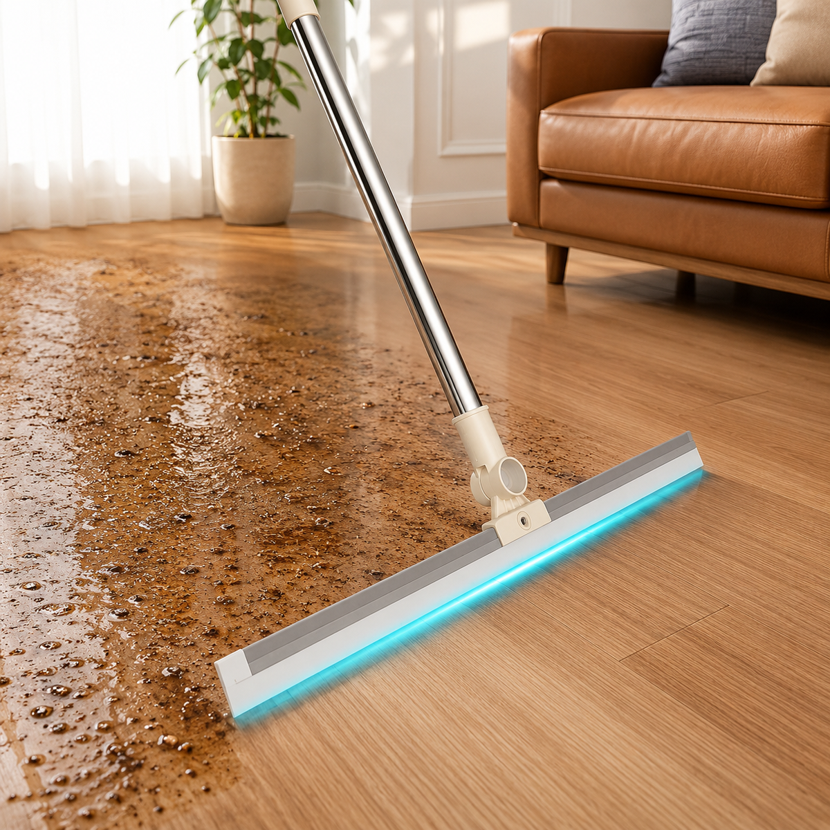 180° Rotatable Magic Broom Silicone Wiper