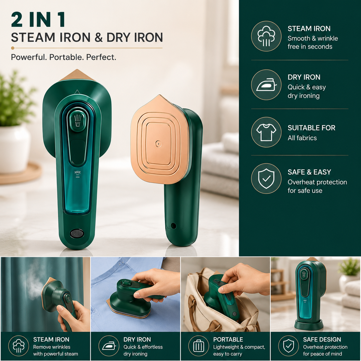 Portable Steam Iron