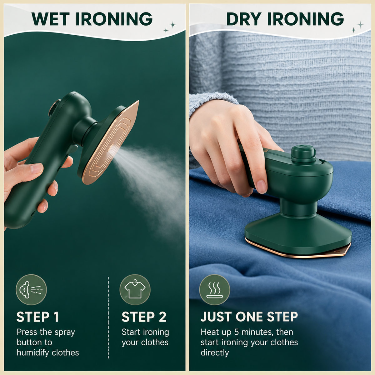 Portable Steam Iron