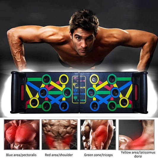15-in-1 Foldable Push Up Board For Exercise